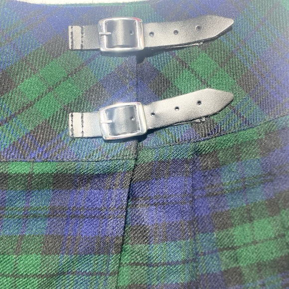 🦋🦄Scottish Designe Tartans Micro Mini Plaid SchoolGirl Skirt kilt - Picture 7 of 11